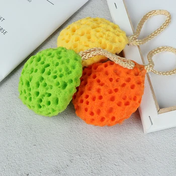 

Newborn Honeycomb Shape Baby Bath Sponge Brushes Massage Baby Shower Exfoliating Body Face Cleaning Scrubber Newest