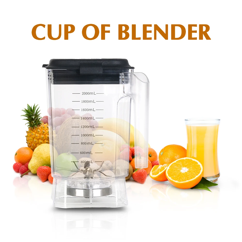 ITOP 2L Jar Assembly Blender Cup For Blender Stainless Steel Blade Sutiable For BD9001&BD9003 5