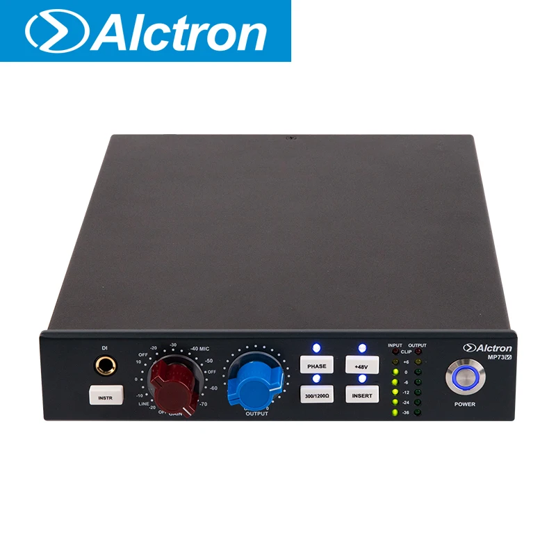 

Профессиональный одноканальный микрофонный усилитель Alctron MP73V2, усилитель сигнала, кристально-прозрачный, используется в студии, производительность сцены
