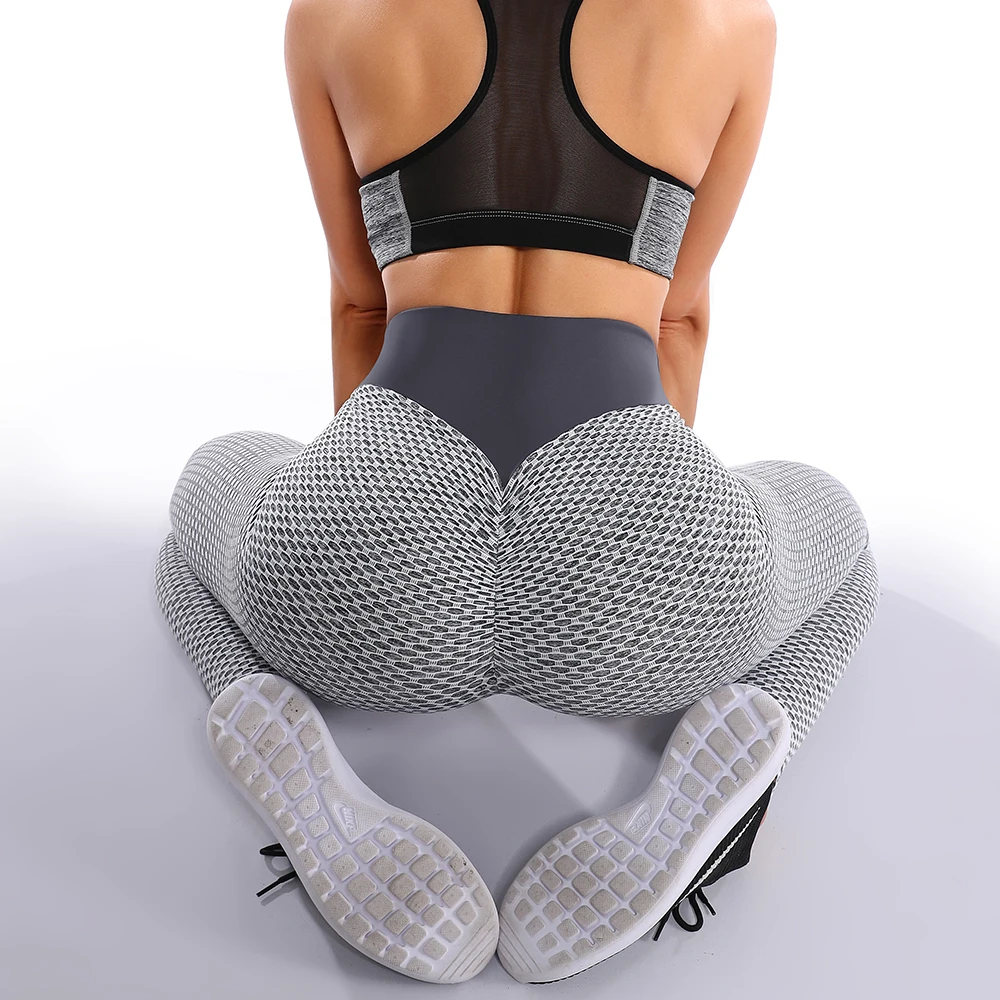 Sexy Booty Leggings Women Textured Scrunch Butt Legging Fitness Sport Leggins Push Up Anti-Cellulite Gym Pants Women Clothes legging