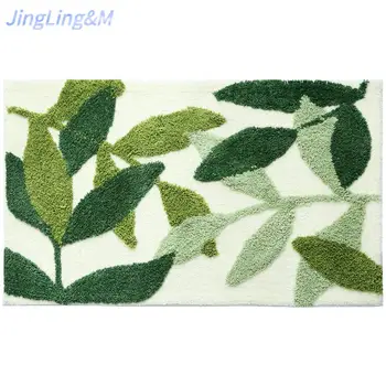 

Carpet, Thick Flocking Non-Slip Absorbent Mat Door Mat Home Porch Mat, Suitable For Bathroom, Kitchen