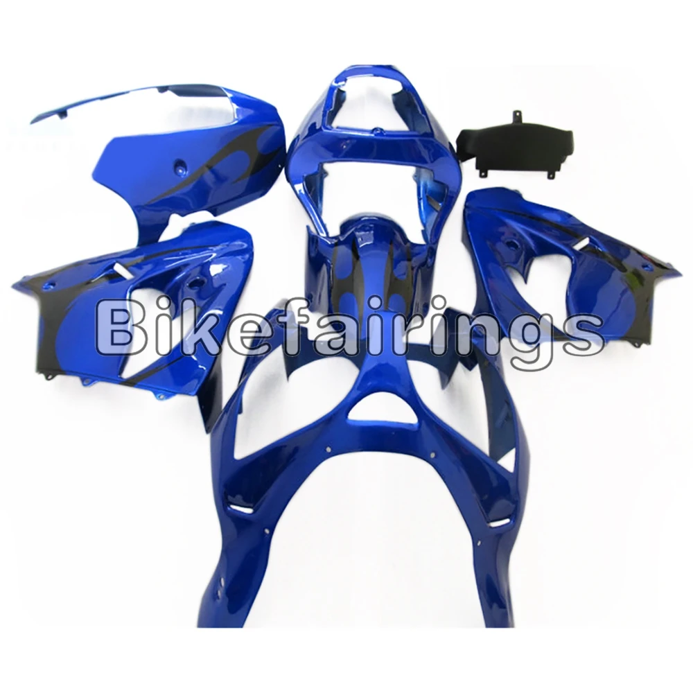 Для Kawasaki ZX-9R ZX 9R 2000 2001 00 01 zx9r ABS Пластик полный набор обтекателей синий кузов комплект