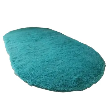 

Cute Oval Carpet Floor Mats Home Living Room Bedroom Carpet Bedside Carpet Bed Front Blanket