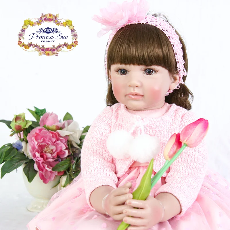 Reborn baby Dolls 2" ручной работы винил принцесса девочка Новорожденные подарки игрушки новые игрушки для детей Детские игрушки для девочек
