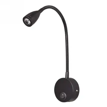 

12V Bed Lamp 360 Degree Rotation Multipurpose Campers Led RV Reading Light Adjustable Portable Button Control Vehicles Eye Care