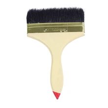 Топ " широкий красный наконечник Деревянная ручка черная нейлоновая нить кисть художника для рисования маслом