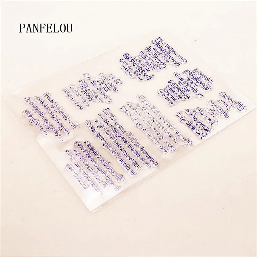 PANFELOU 15,5x21 см рождественские настроения прозрачный чистый силикон штамп/печать для DIY Скрапбукинг/фотоальбом прозрачные силиконовые штампы