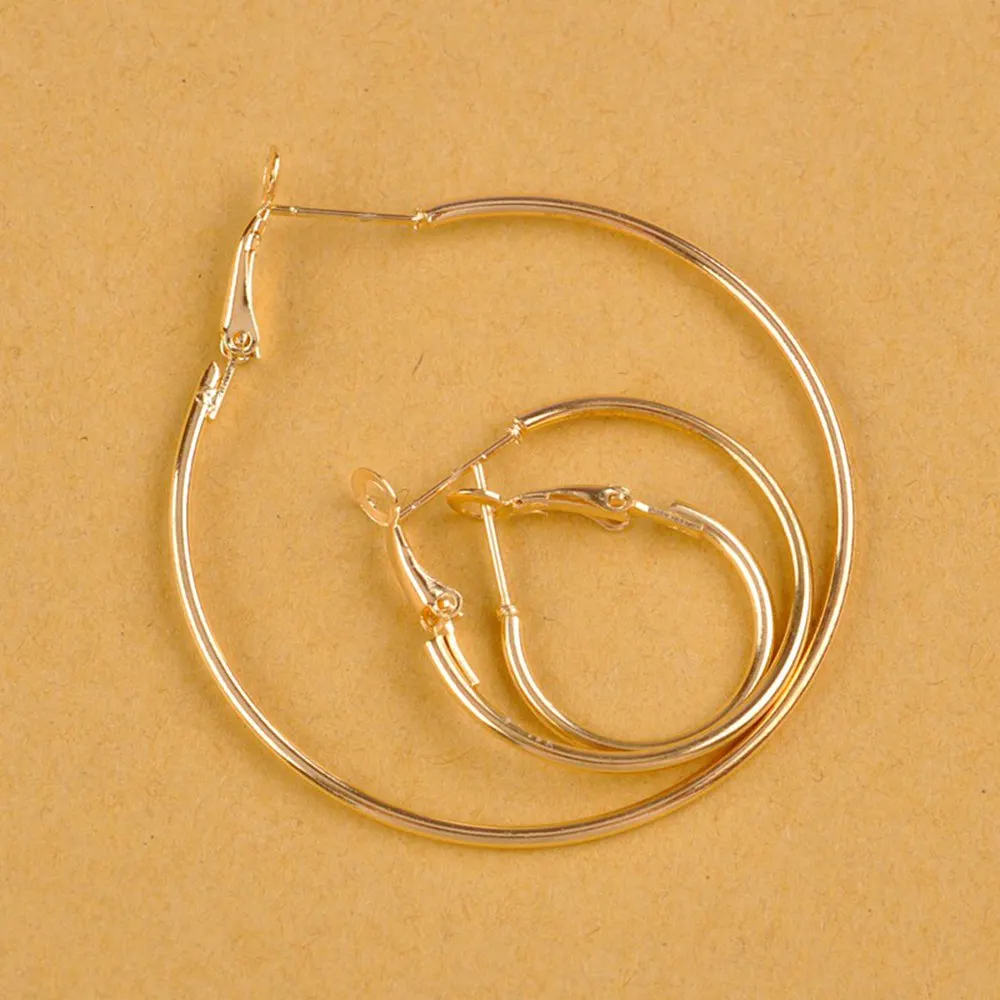 Рисунок 4 - Проволочные серьги-кольца для изготовления украшений