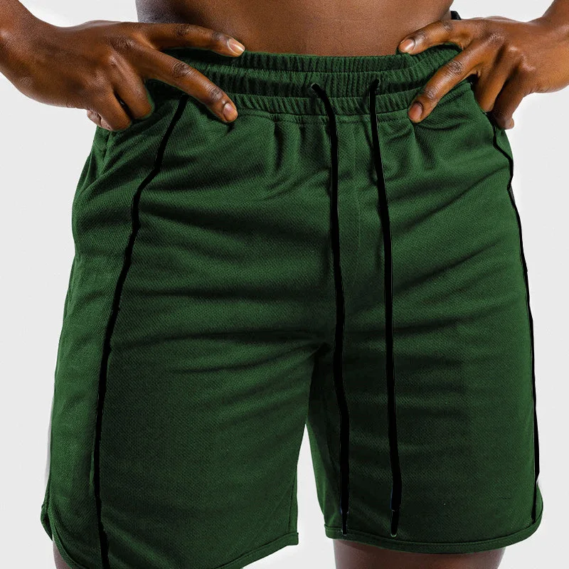 best casual shorts for men 2021 Summer Fashion Hot Shorts Men's Solid Color Shorts Men's Loose Breathable Fitness Casual Shorts Beach Shorts Large Size maamgic sweat shorts