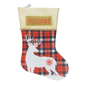 

Christmas Tree Hanging Gift Sock Christmas Decoration Stocking Sock Gift Candy Bags Lovely Gift Bag For Christmas