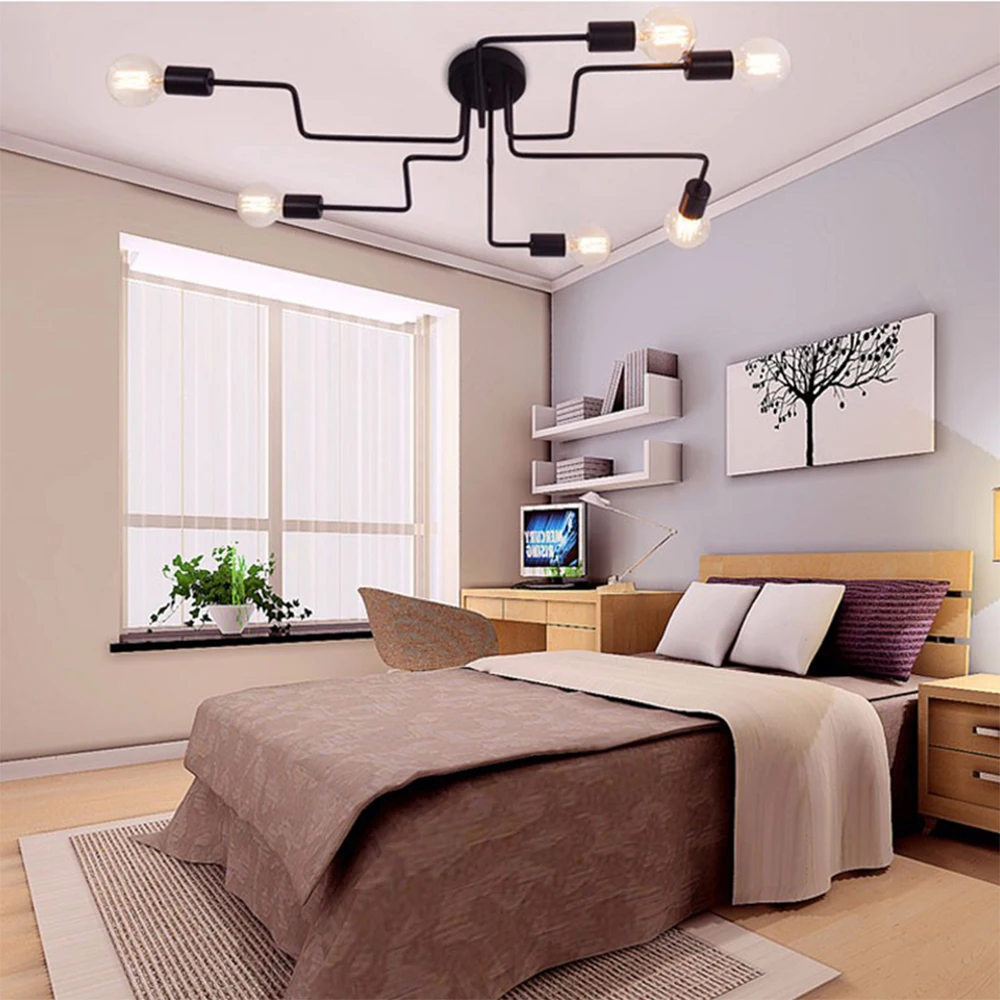 

Modern Style Study Room Chandelier Ceiling Lamp Bedroom Living Room Lighting Decorative Lights