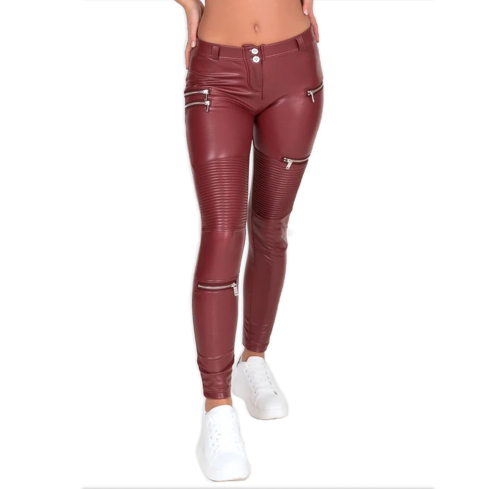 Shascullfites Womens Leather Pants Women Thermal Slim Skinny Night Club  Outfits