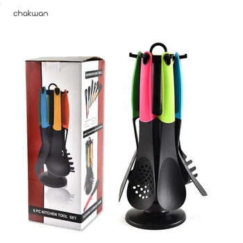

Chankwan Food Grade Nylon Kitchenware Set Heat Resistant Kitchen Cooking Utensils Non-Stick Baking Tool Set Of 6