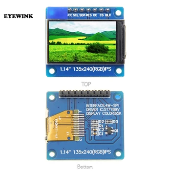 

LCD 1.14 inch IPS full view TFT LCD color screen module SPI serial port 135x240