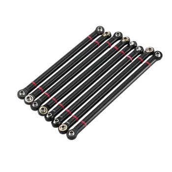 

8PCS Aluminum Alloy Chassis RC Link Rod Linkage Set 313MM Wheelbase For 1/10 AXIAL SCX10 RC Crawler Car
