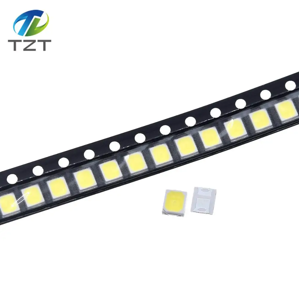 100pcs 0.2W SMD 2835 LED Lamp Bead 20-25lm White/Warm White SMD LED Beads LED Chip DC3.0-3.6V for All Kinds of LED Light