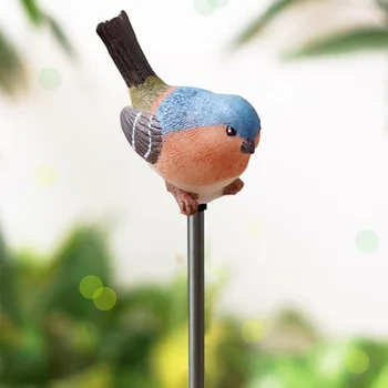 

Home Night Figurines Decorative Pathway Color Changing Garden No Wiring Resin Solar Light Landscape LED Bird Outdoor Lawn Lamp