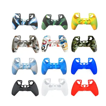 

ps5 controller skin case Silicone Case Skin Protective Cover Joystick Thumb Stick Grips Anti-Slip Caps for S-ony PS5 Controller