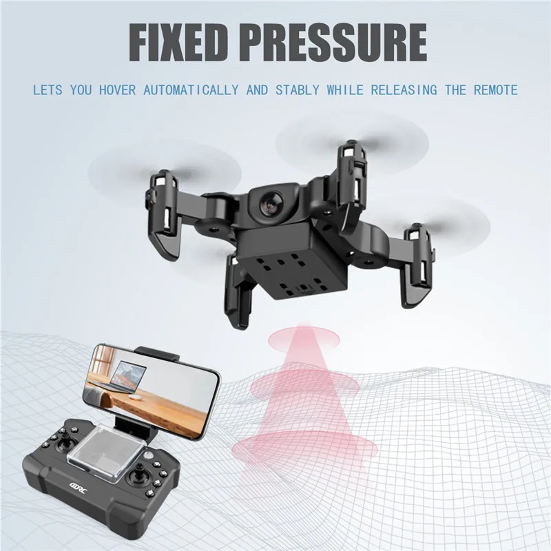 Мини Дрон с 1080p HD камерой режим удержания высоты RC Quadcopter RTF WiFi FPV складной вертолет