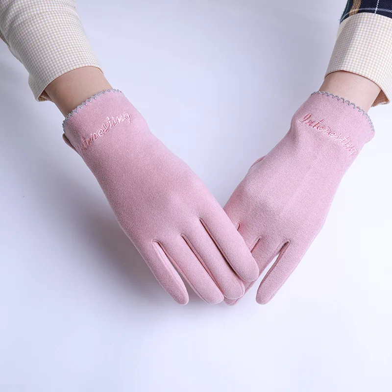 

Winter Warm Touch Screen Gloves Plus Velvet Outdoor Riding Driving Cold and Windproof Gloves Winter Foreign Trade Gloves