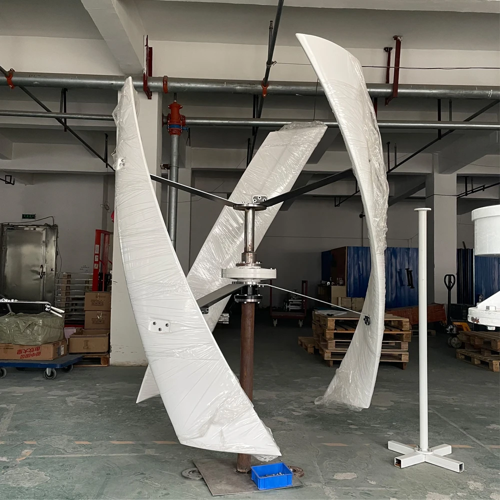 Dropshipping FACTORY 5KW Vertical Axis Wind Turbine Generator 48v 96v 120V 220V Low Speed Windmill With Controller | Обустройство