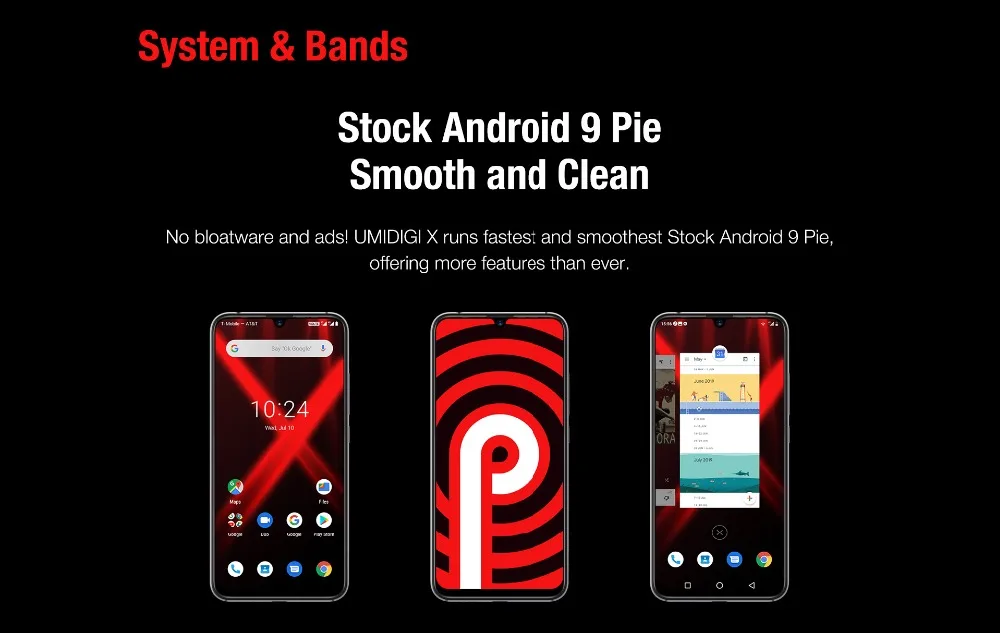 UMIDIGI X 4 ГБ 128 Гб телефон 6,35 ''AMOLED Капля воды экран Android 9,0 пирог Восьмиядерный быстрое зарядное устройство 48MP камера отпечатков пальцев ID сотовый телефон