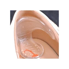 Амортизирующая стелька, силиконовый каблук, износостойкая стелька на высоком каблуке, нескользящая гелевая стелька для женщин/мужчин