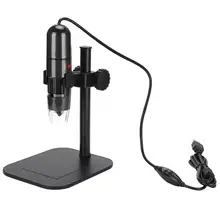 50-1000X цифровой эндоскоп Ручной USB цифровой микроскоп 8 СВЕТОДИОДНЫЙ Лупа эндоскоп с подъемным кронштейном 2 миллиона пикселей