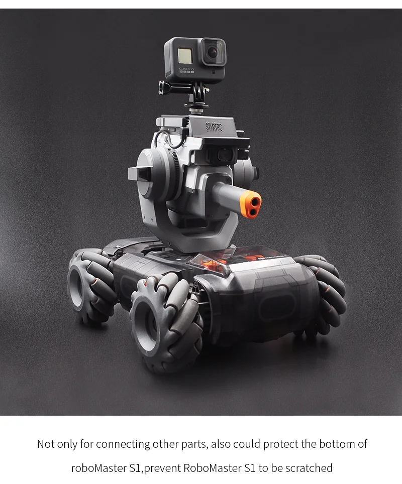 STARTRC RoboMaster S1 расширения аксессуары запасные части Камера кронштейн для Gopro 8/7/6/5/4/3 4K SJCAM eken/insta360 one X