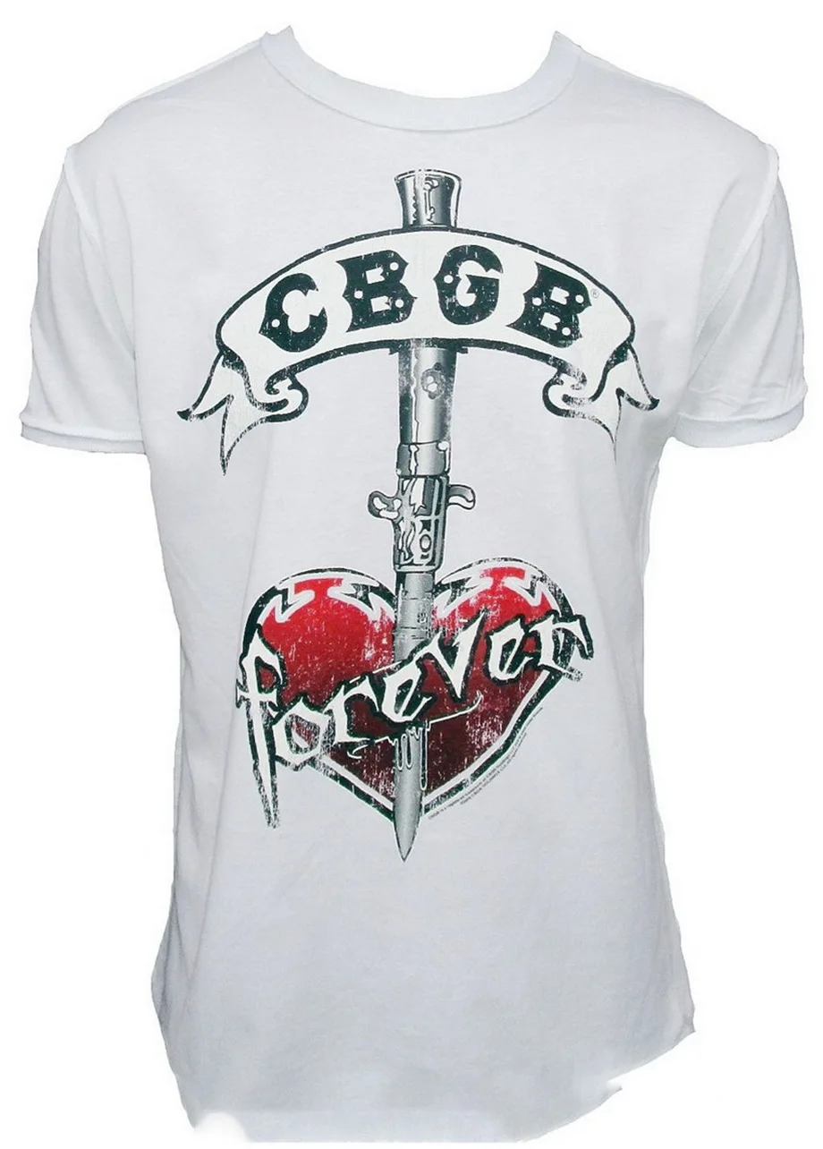 Усиленный официальный Cbgb Нью-Йорк Инди рок звезда клуб тату Винтажная Футболка G.l