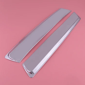 

beler 2PCS ABS Chrome Car Rear Trunk Window Triangle Cover Trim Fit For Ford Explorer 2011 2012 2013 2014 2015 2016 2017 2018