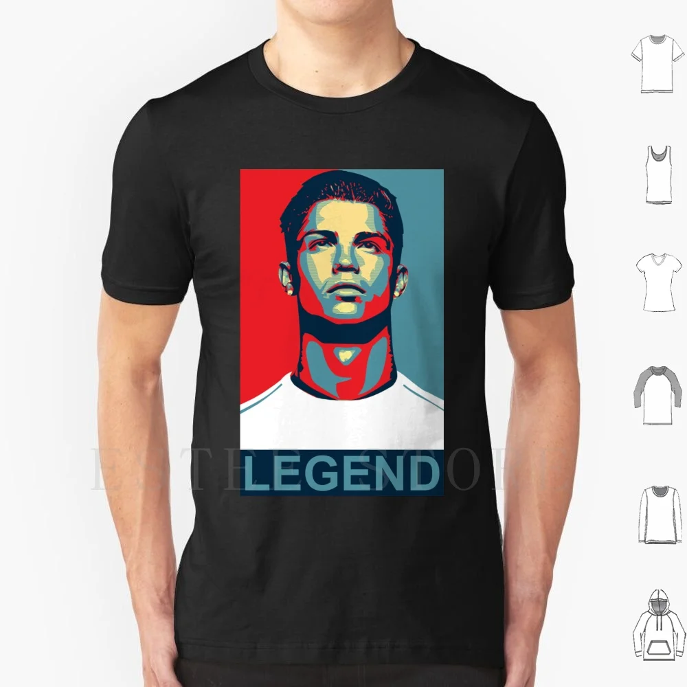 Ronaldo T Shirt Print Cotton Cr Portogallo Angel Spagna Football Player Award Winger Superfly Goal Pichichi Copa Del Rey Winner