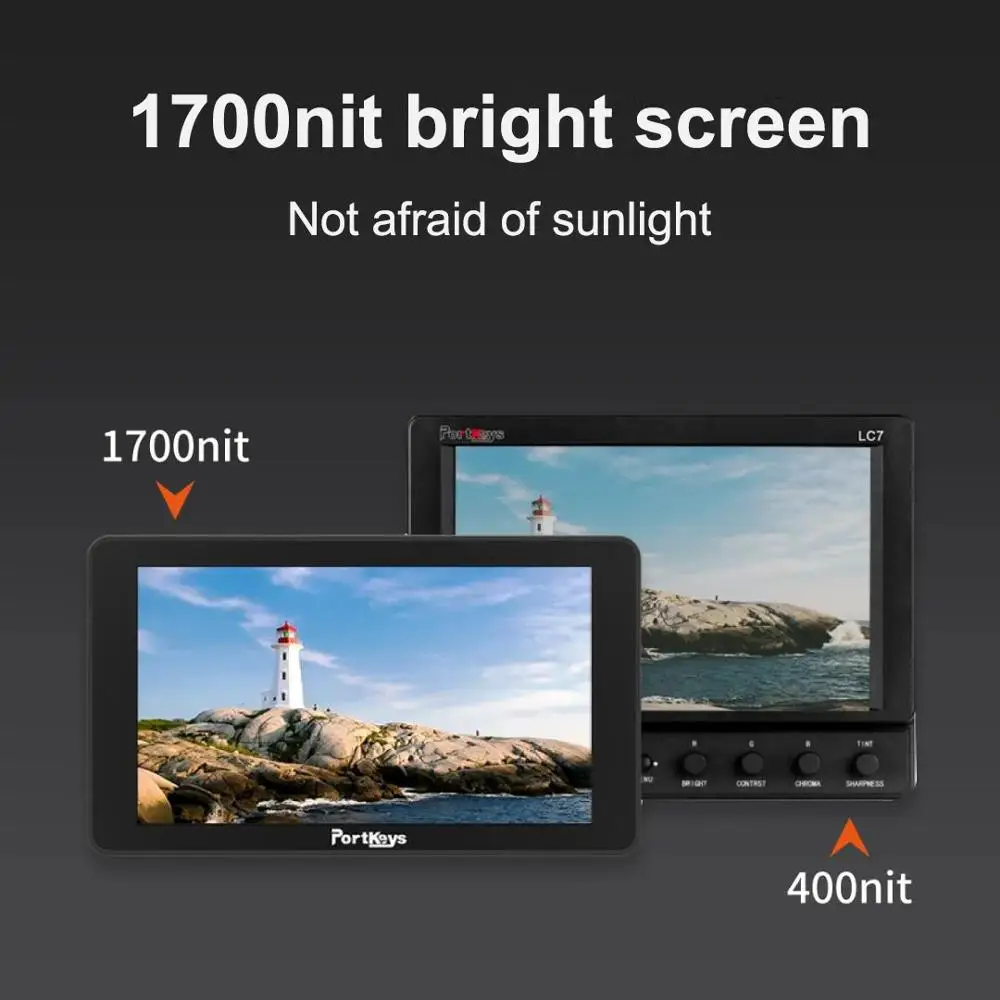 Портключи LH5H Камера монитор 4K UI сенсорный Экран 5 2 дюймов HLG 3D LUT пульт