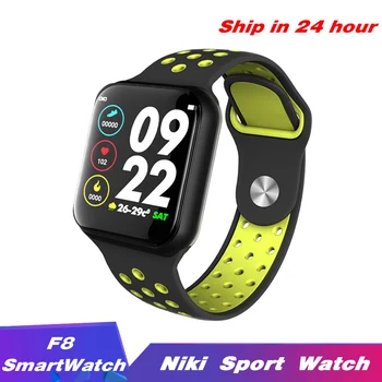 

F8 Bluetooth Smart Watch Heart Rate Monitor Calories Fitness Tracker IP67 waterproof Sport Bracelet Phone PK F9 S226 Smartwatch