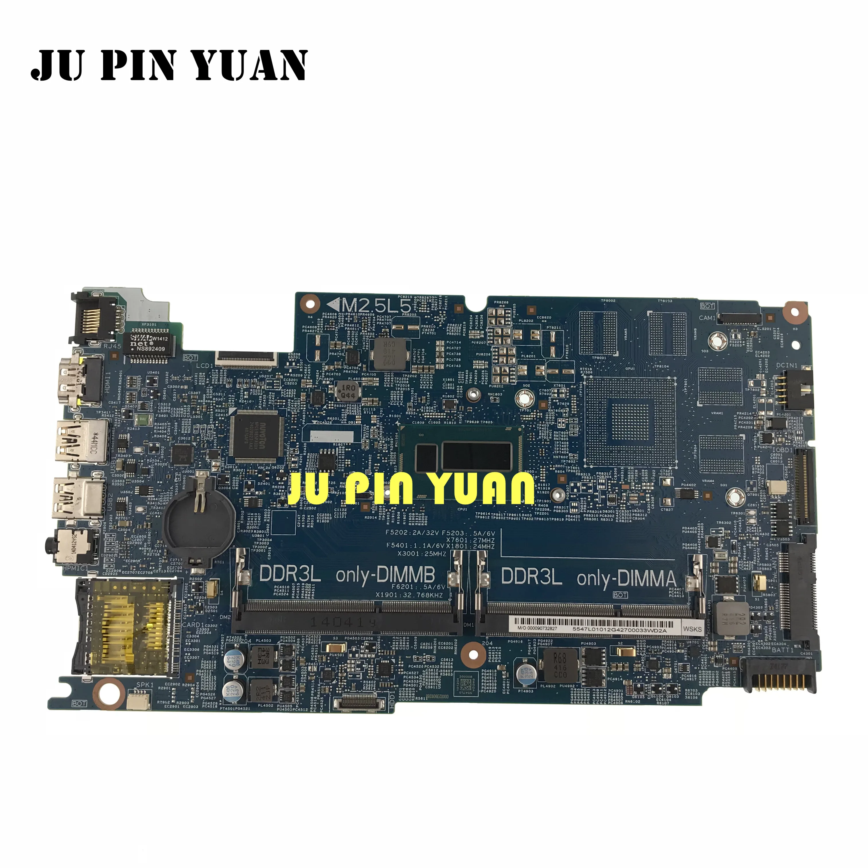 JU PIN YUAN CN 0C8YDH для Dell Inspiron 15 7000 7537 материнская плата ноутбука 12311 2 I7 4500U все функции