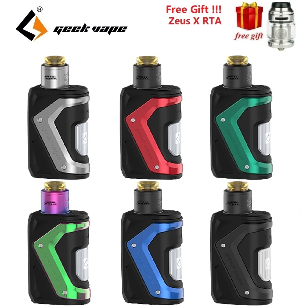 

Free Zeus X RTA !!! 100W GeekVape Aegis Squonker TC Kit with Tengu RDA & AS 100 chipset E-cig Vape Kit VS Aegis Solo/ Aegis X