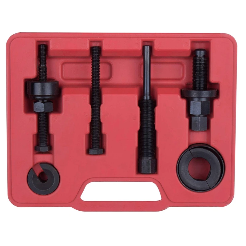 

6Pcs Power Steering Pump Pulley Kit Puller Remover Installation Tool Set with Carry Case for G M for Fo rd C2 C111
