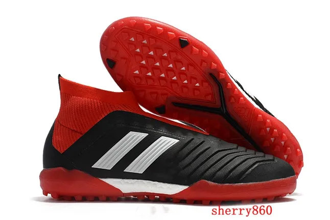 14 Дешевые мужские кожаные футбольные бутсы Predator Tango accelerator 18 в TF turf футбольные бутсы домашние футбольные бутсы chuteiras Pogb - Цвет: 14