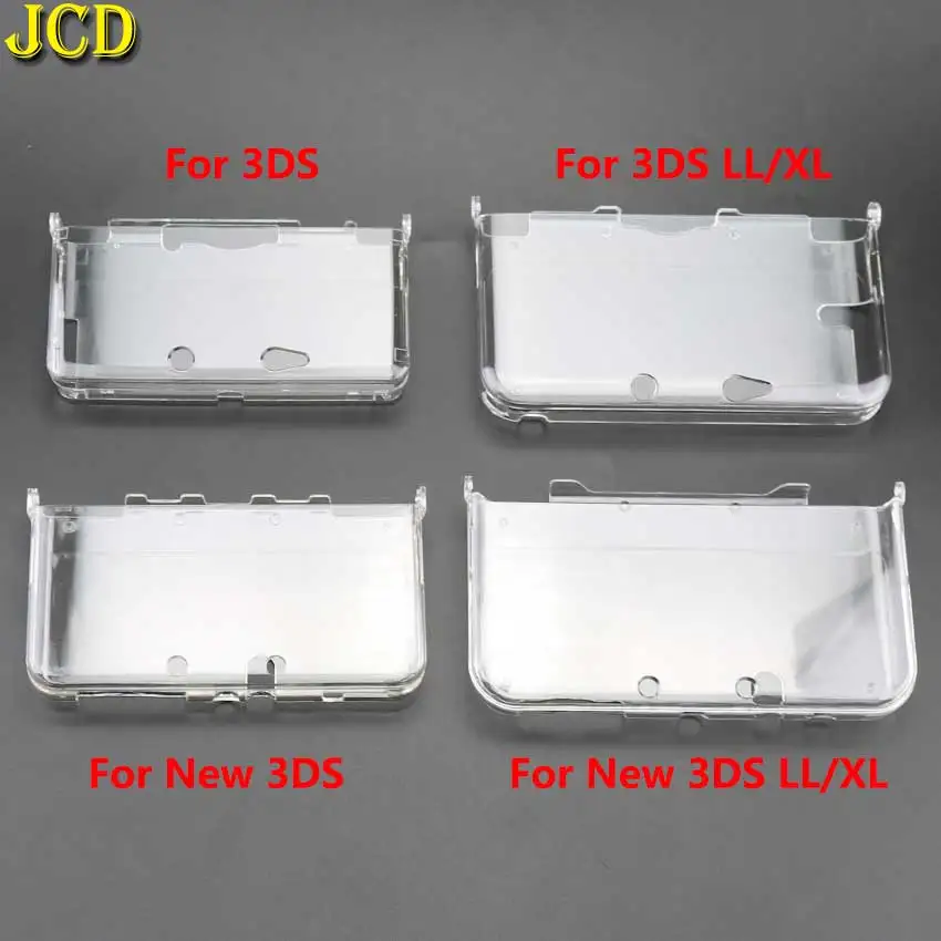 

JCD 1PCS Plastic Clear Crystal Protective Hard Shell Skin Case Cover For Nintend 3DS New 3DS XL LL Console