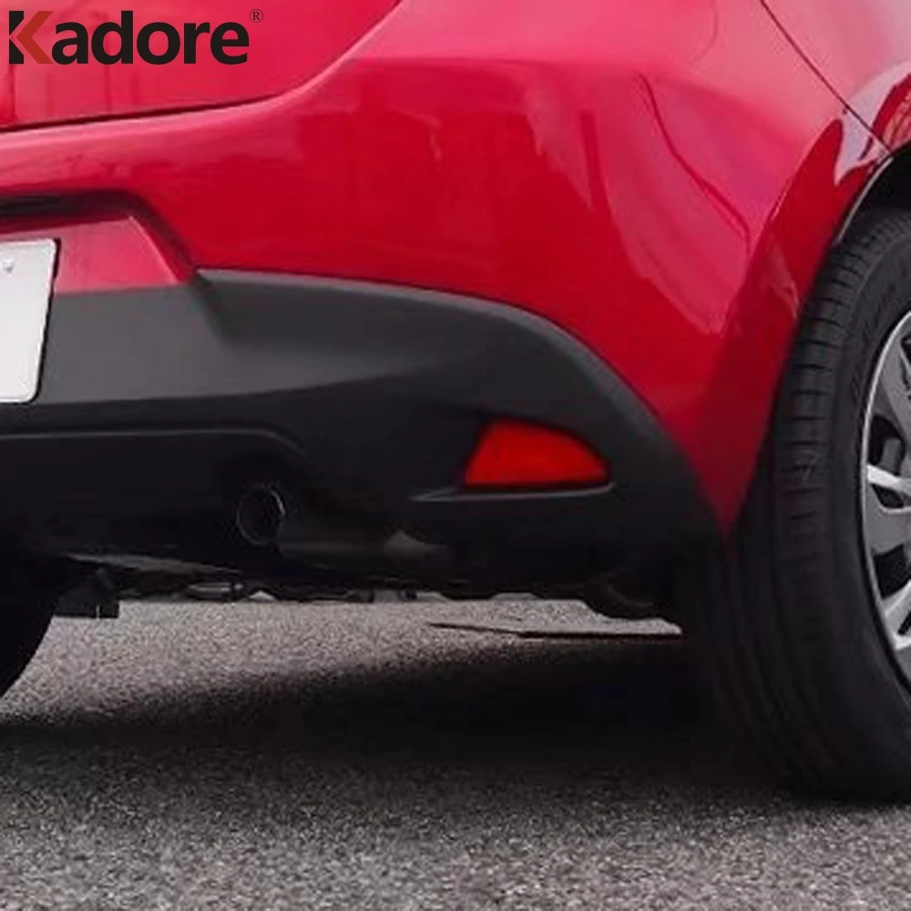 Для Mazda 2 DEMIO DJ хэтчбек 2014 2018 пластиковый задний отражатель противотуманный свет