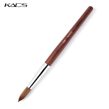 

18# Acrylic Nail Brush Kolinsky Sable Pen Red wood Acrylic Brush for Nail Art Brush for nail tool Handle Painting Brush