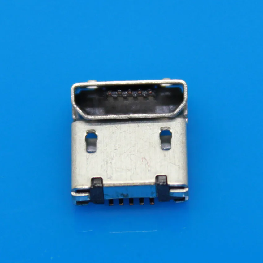 

JCD 1pcs Micro USB Connector DIP Power Charging Phone USB jack 2.0 Female Mini USB Socket 5Pin Flat Mouth mini micro USB