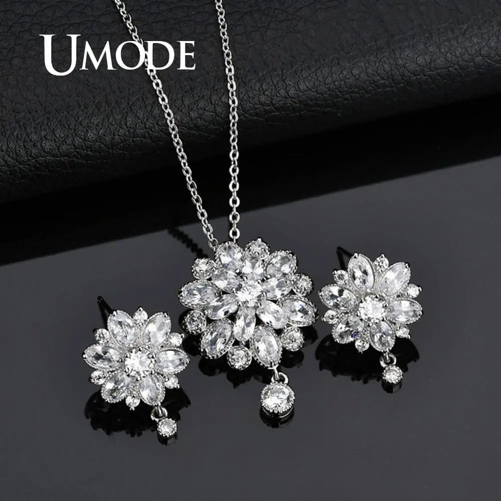 Umode принцесса маркиза вырезать CZ ювелирные изделия ожерелье UN0013|jewelry necklace|pendant