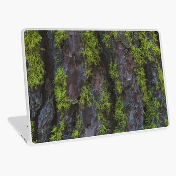 

Tree Bark Texture with Green Foliage DIY laptop sticker laptop skin 12 13 14 15 17 inch for MacBook HP Acer Dell ASUS Lenovo