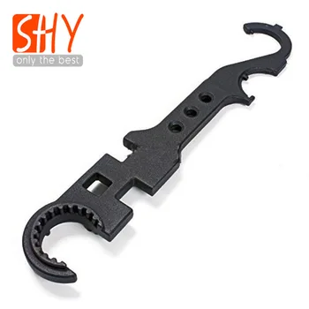 

[ Supporter] Tactical Hunting AR15 / M4 M16 Heraldry Key Combo Hand Wrench Storage Tool Barrel， Remove Accessories Carbon Steel