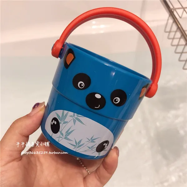 Детская Ванна Душ мультфильм младенец играть с водой Ванна маленькая игрушка ведро цвет Дженга животное Ванная комната Душ