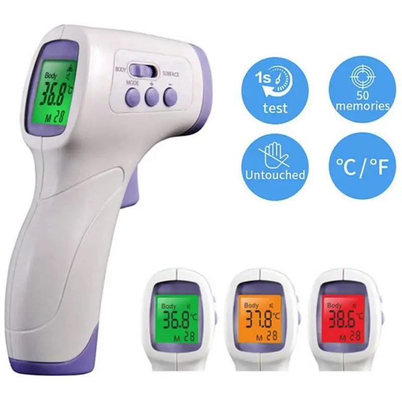 

Forehead Thermometer Non Contact Infrared Thermometer Body Temperature IR Fever Digital Measure Tool For Baby Kids Child Adult