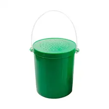 High Quality Earthworm Container  Sturdy Fishing Equipment Live Lure Bucket  Good Toughness Earthworm Container