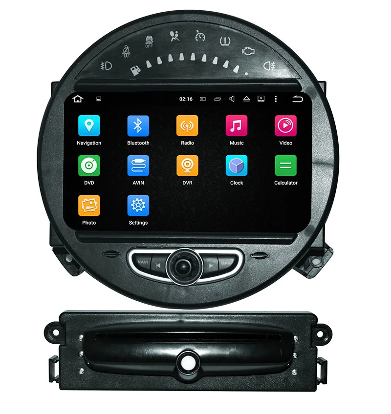 " android 7,1 для BMW MINI COOPER R56 автомобильный dvd-плеер, gps навигация, Bluetooth, радио, canbus, сенсорный экран, русский, английский