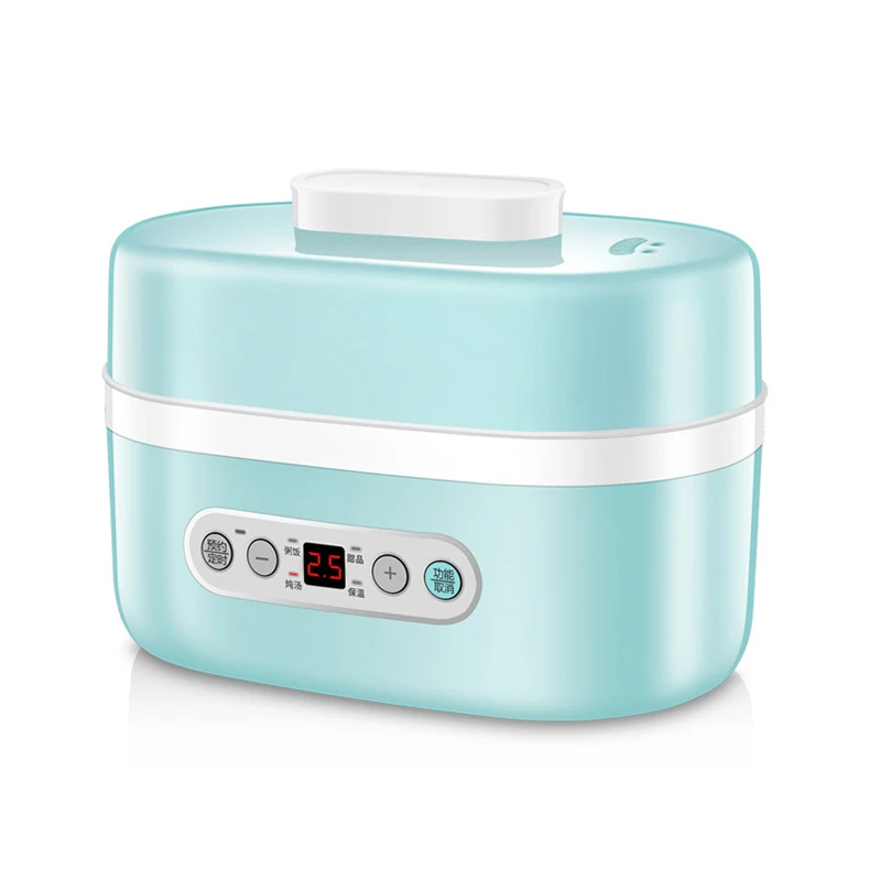 

Portable Multi-function Electric Thermal Heating Lunch Box Rice Cooker 220V For School Office Home with Ceramic Liner